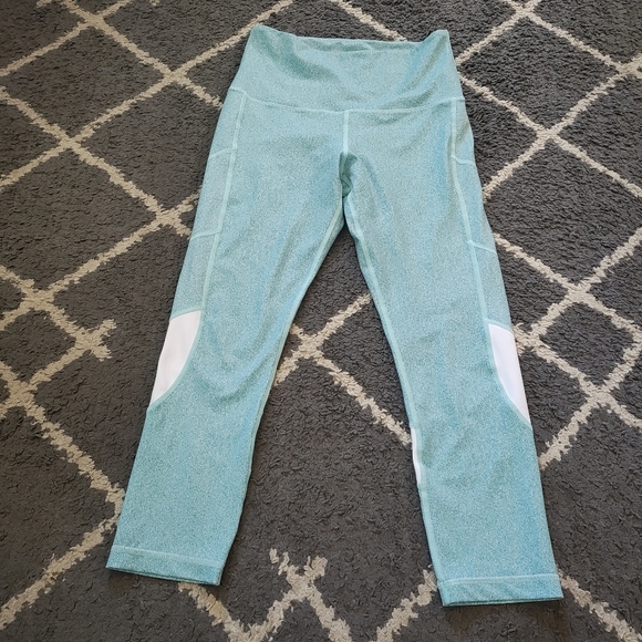 Zyia Light n Tight Capri aqua melange size medium - Picture 3 of 10